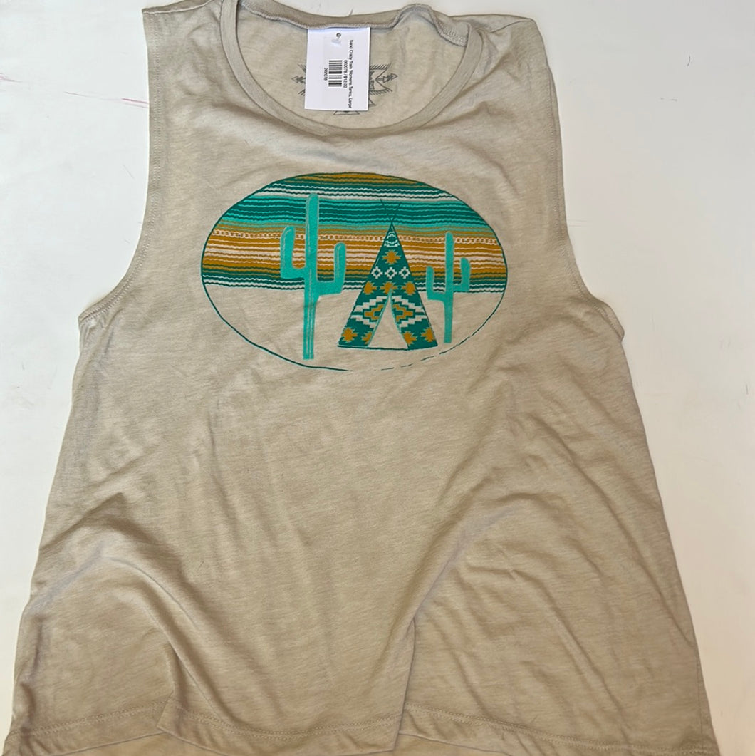 Sand Crazy Train Womens Tanks, Large