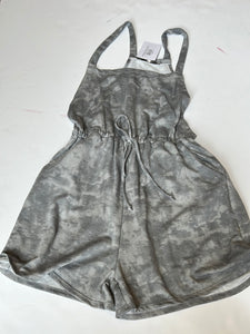Camo Cozy Romper, Small