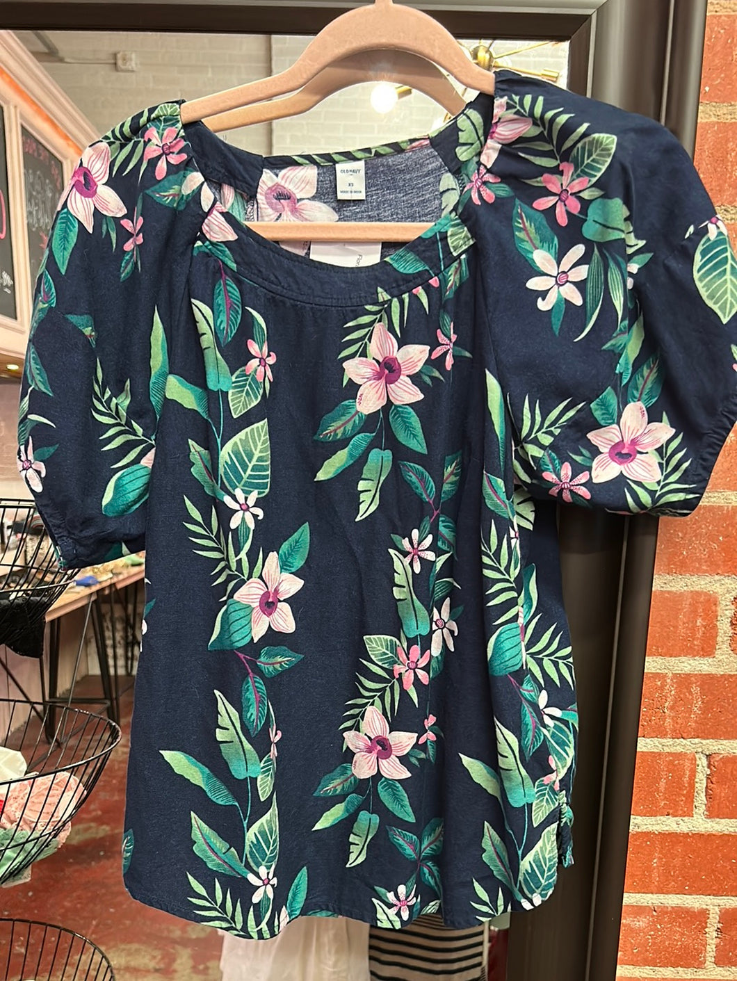 Floral Old Navy Womens Top, XS