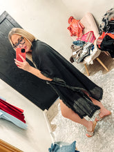 Load image into Gallery viewer, Black kori Kimono, Large
