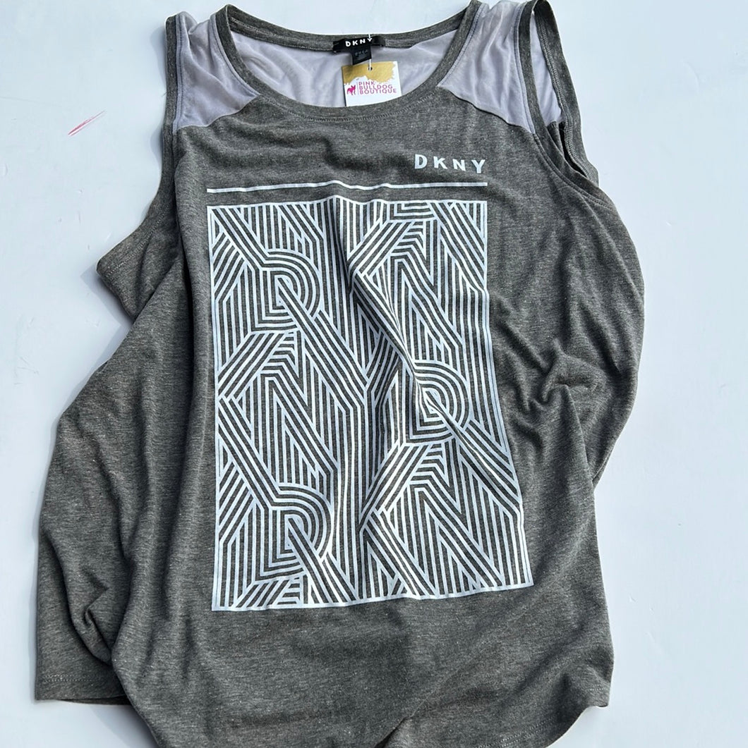 Gray DNKY Womens Tanks, XL