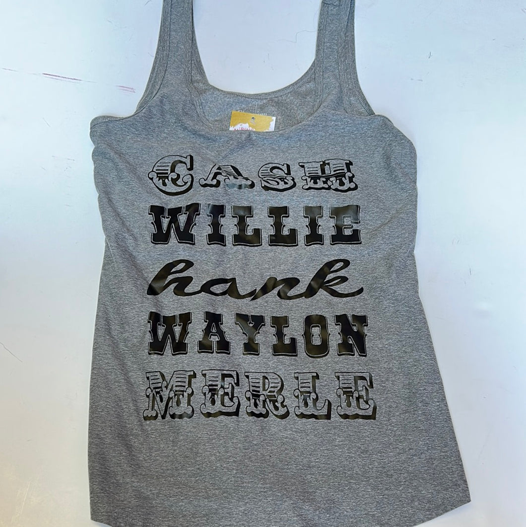 Gray No Boundaries Womens Tanks, Large