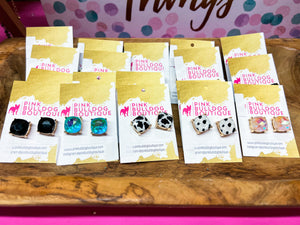 Medium sparkle Studs