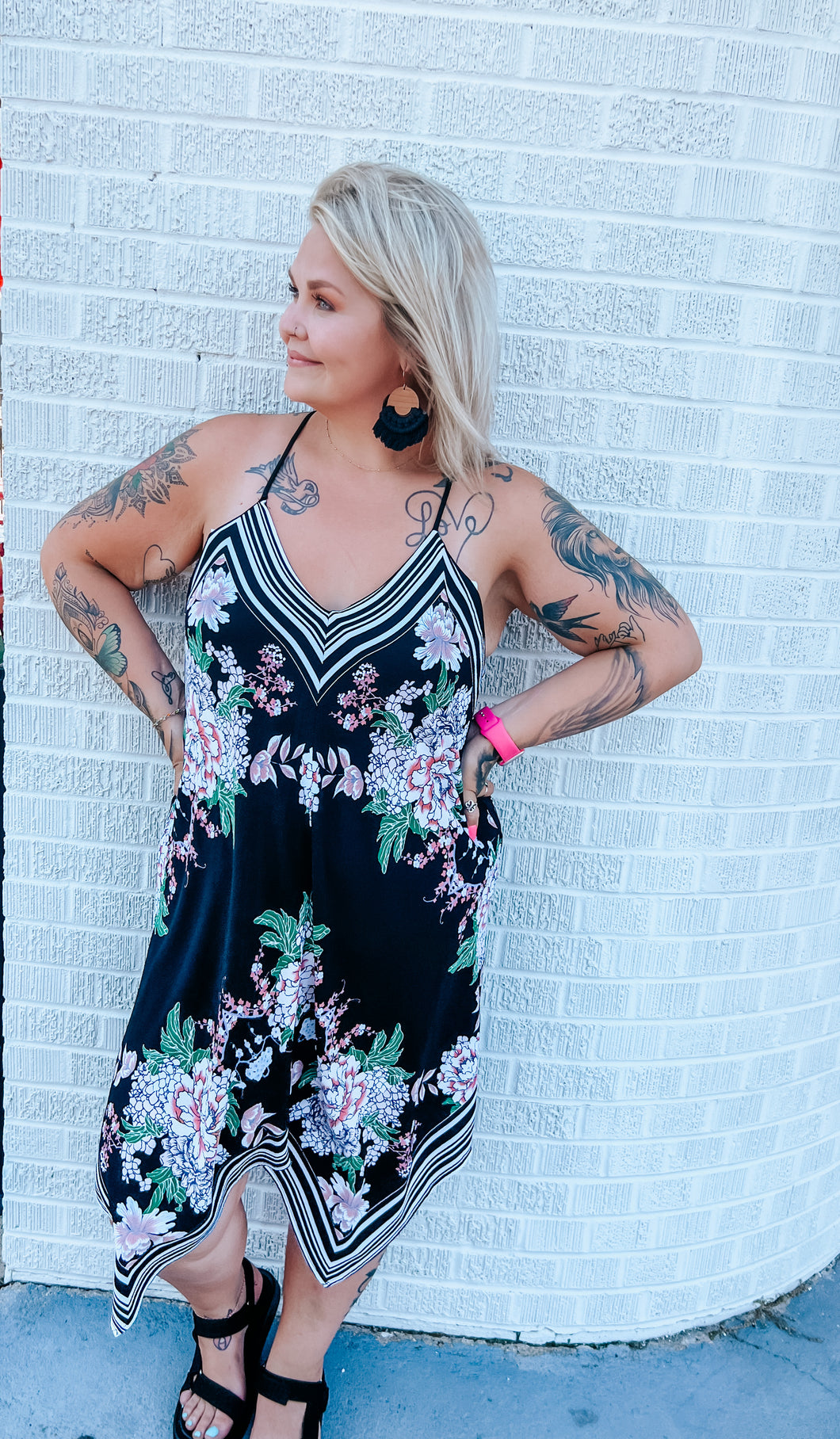 Floral Maurices Womens Dress, XL