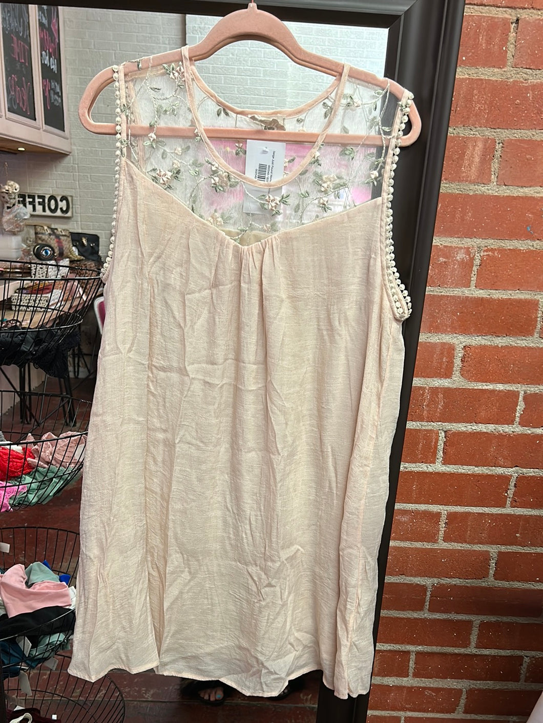 beige Just Found Womens Dress, 2XL