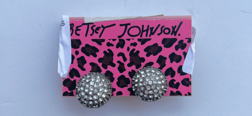 Rhinestone Betsey Johnson Earrings