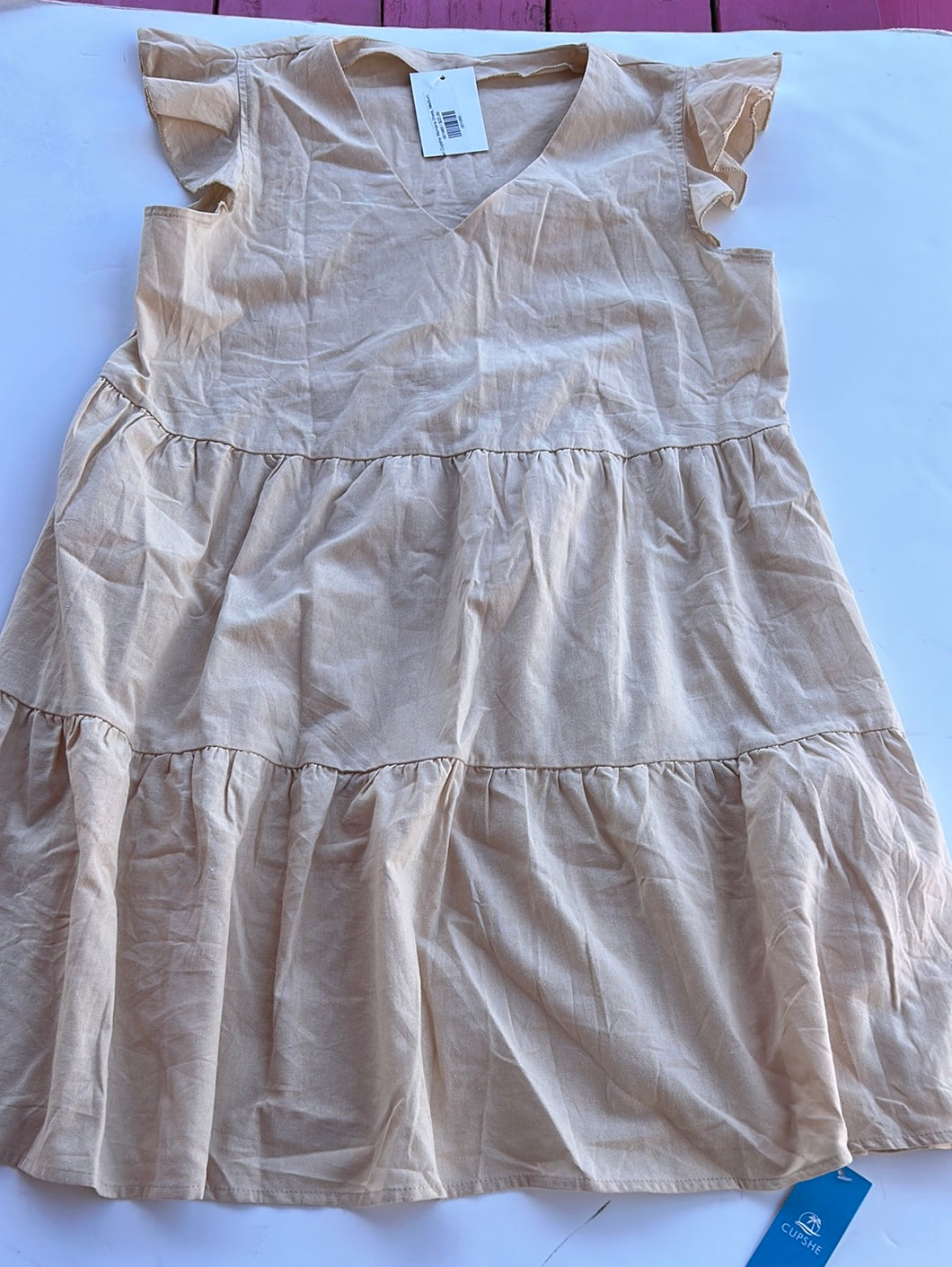 Tan Cupshe Womens Dress, Medium