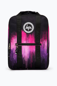 Hype - HYPE PURPLE & PINK DRIP BOXY BACKPACK