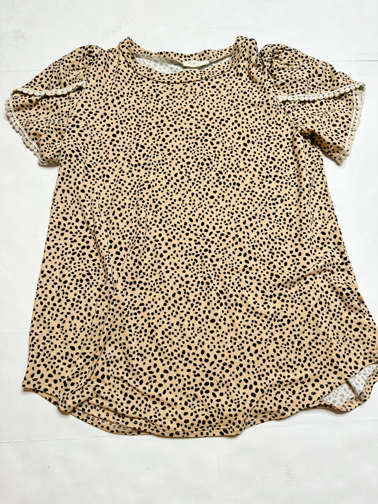 Leopard reb in J Womens Top, Small