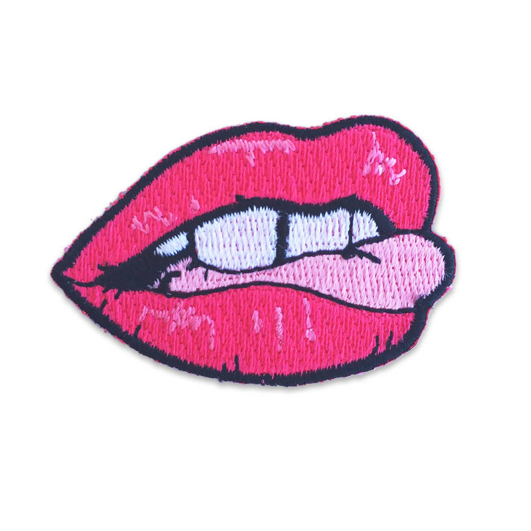 Wildflower + Co. - Lip Embroidered Patch