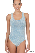 Load image into Gallery viewer, Acid Wash Tank Racerback Bodysuit
