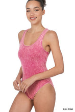 Load image into Gallery viewer, Acid Wash Tank Racerback Bodysuit
