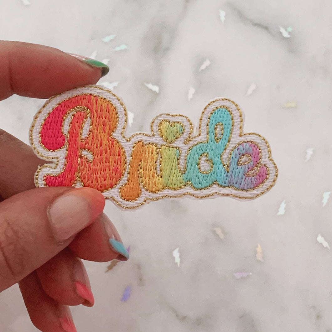 Wildflower + Co. - LGBTQ Rainbow Bride Patch