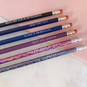 Wildflower + Co. - Pencil Set - Mercury was in Retrograde