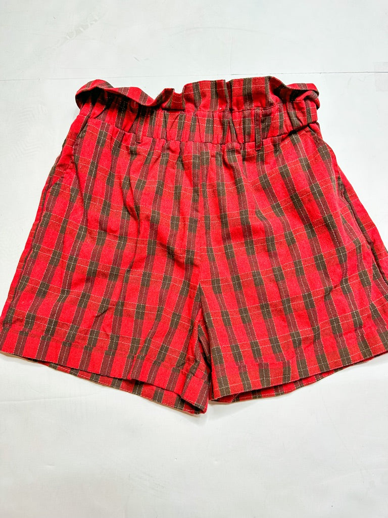 Plaid LLove womens shorts, Medium