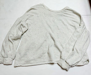 White cherish Sweater, Small