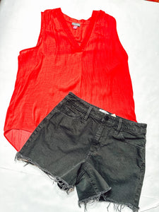 Red Vince Camuto Womens Top, Large