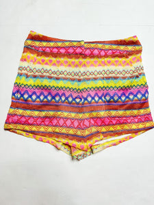 multicolor TCEC womens shorts, Medium