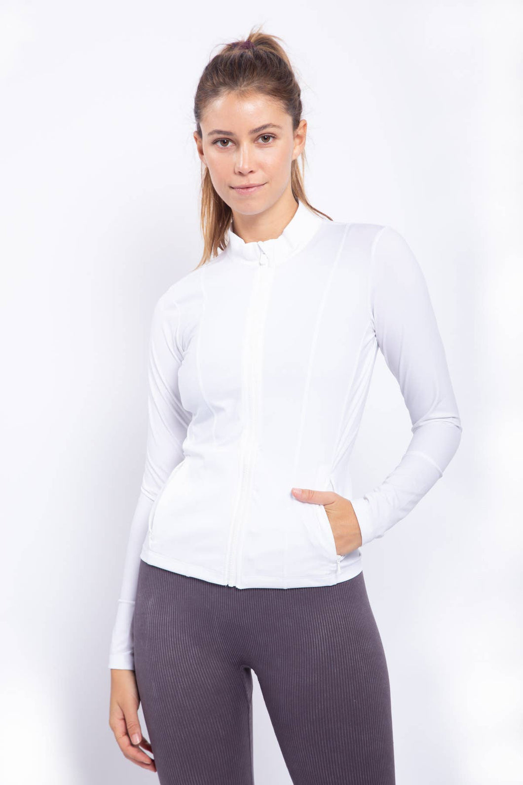 Mono B - Mono B BRONZE - Active Slim Zip-Up Jacket