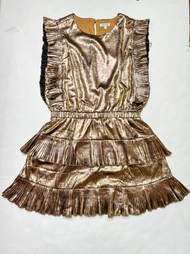 Gold TCEC Womens Dress, Large