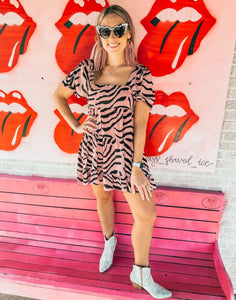Zebra BuddyLove Womens Dress, Small