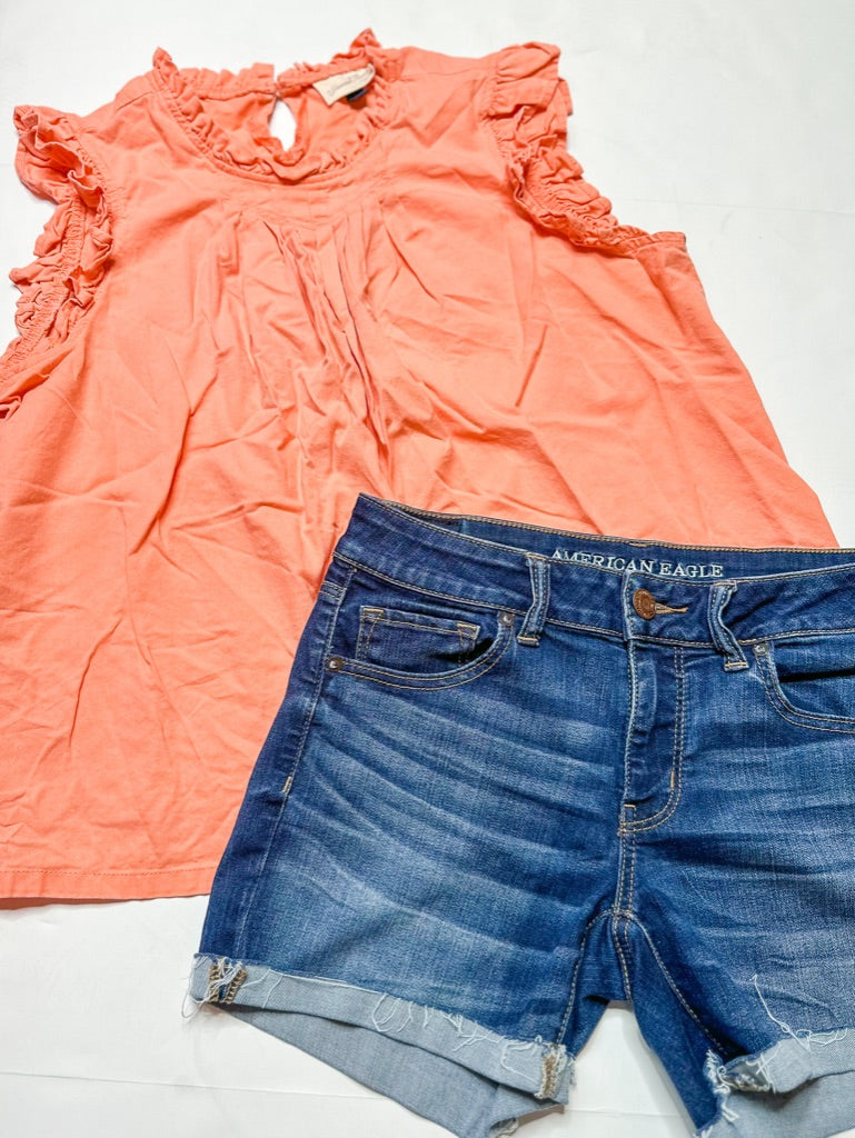 Orange Universal Thread Womens Top, XL