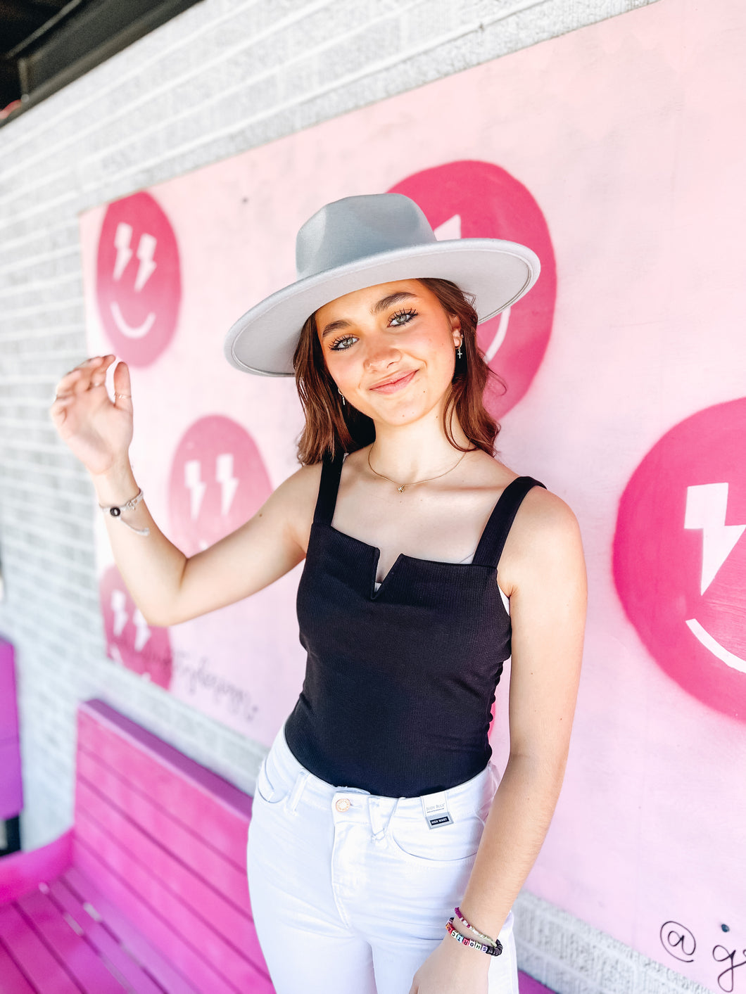 Wide Brim Felt Hat