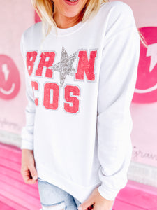 Broncos printed sweatshirt