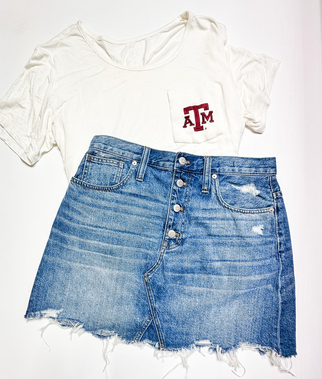 Denim Madewell Skirt, 30