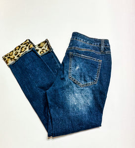 Denim with Leopard patches Hammer Jeans, 11
