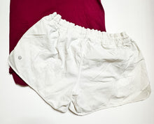 Load image into Gallery viewer, Ivory Lululemon Shorts, 10
