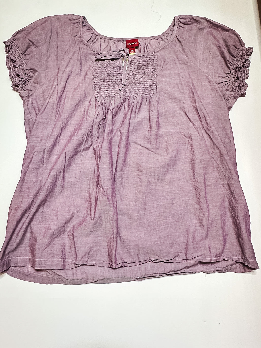 Lavender Merona Womens Top, 2X