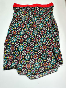 Multicolor aztec LulaRoe Skirt, 3XL