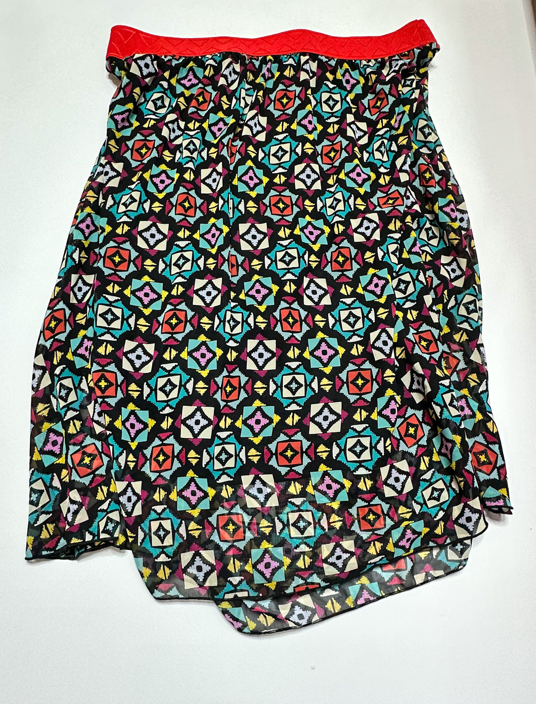 Multicolor aztec LulaRoe Skirt, 3XL