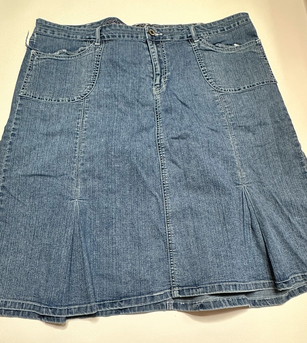 Denim Avenue Skirt, 20W