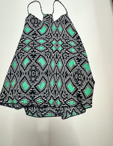black and teal Style Rack Womens Top, Large