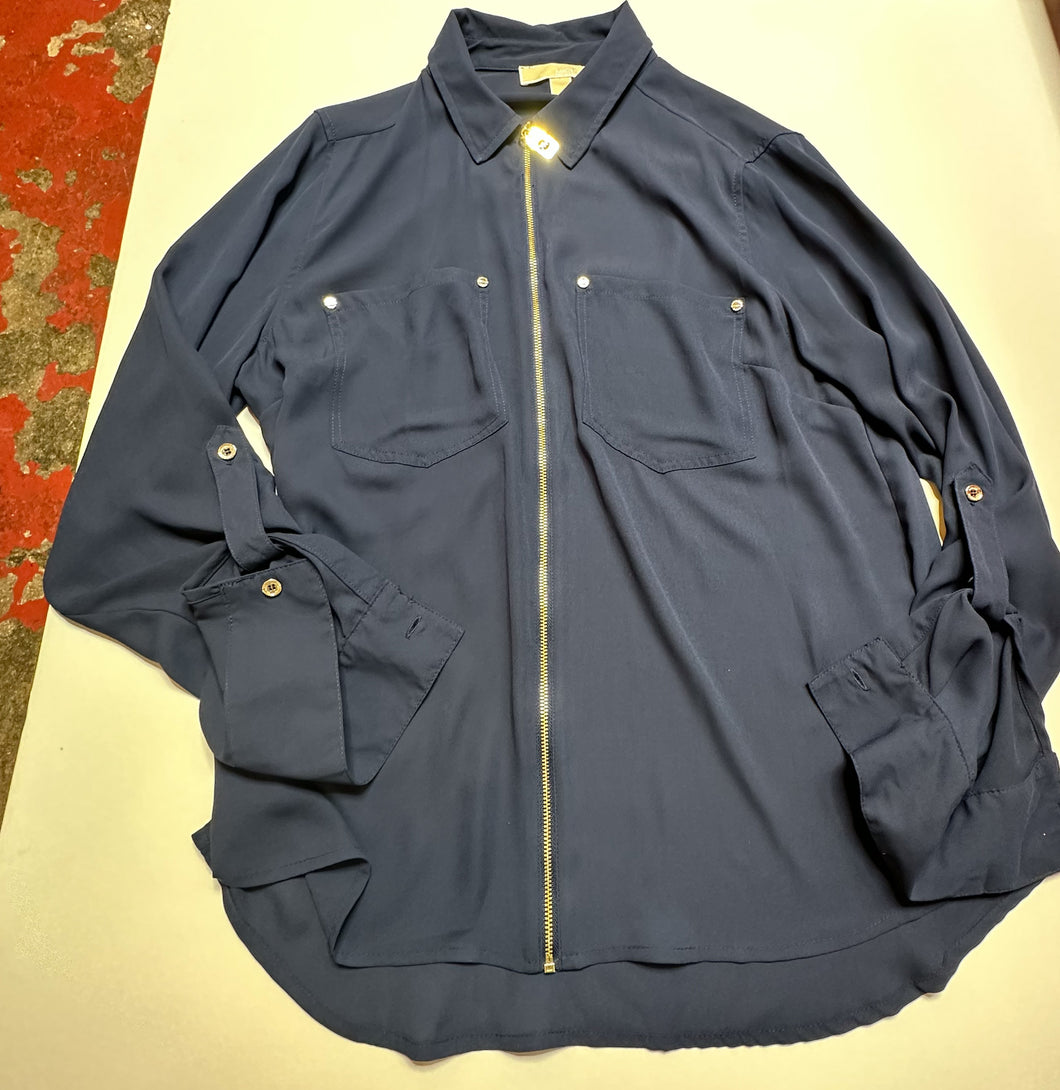 Navy Michael Kors Womens Top, Large