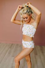 Load image into Gallery viewer, Stay Warm in Style - Lemons Sunset Patterned Bikini
