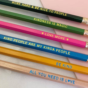 Wildflower + Co. - Pencil Set - Be Kind