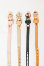 Load image into Gallery viewer, Leto Accessories - Single Row Stud Skinny Belt
