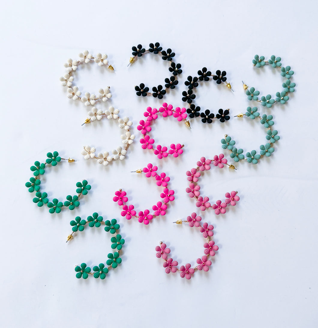 Flower hoops