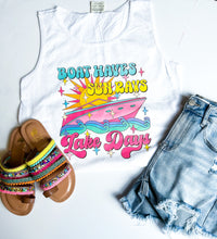 Load image into Gallery viewer, Boat waves Lake Days Tank
