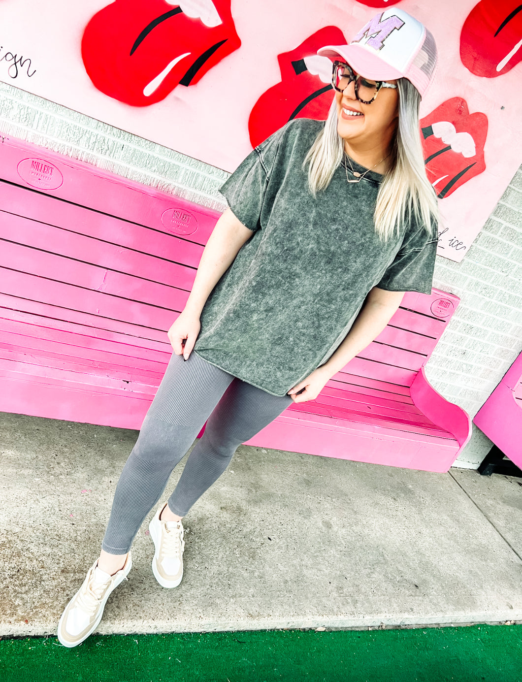 French Terry Acidwash Top