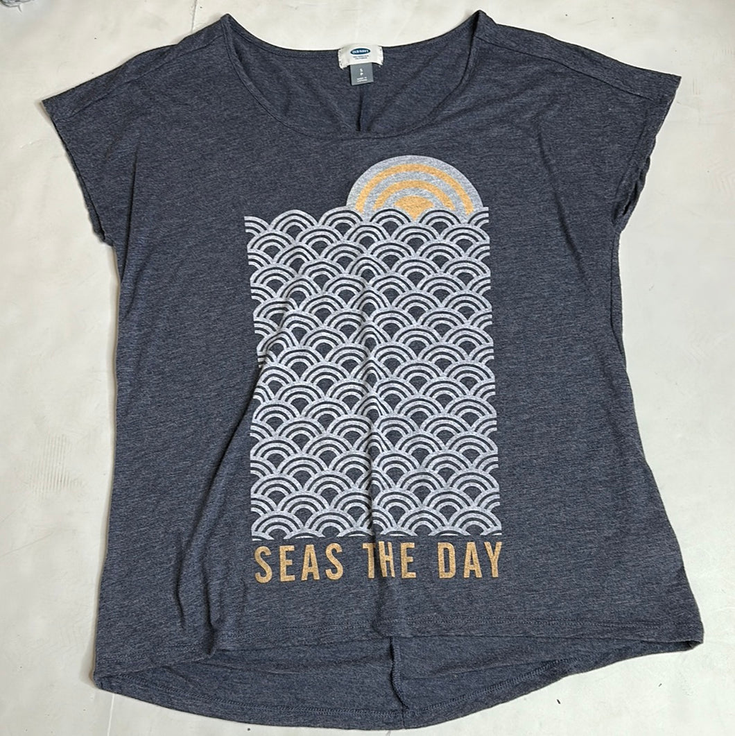 Navy Old Navy Womens Graphic Tee, Small