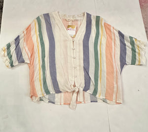 Stripes MilliBon Womens Top, Large