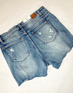 Judy Blue Hi-Rise destroyed shorts 150074