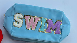 Nylon zip pouch with Sayings