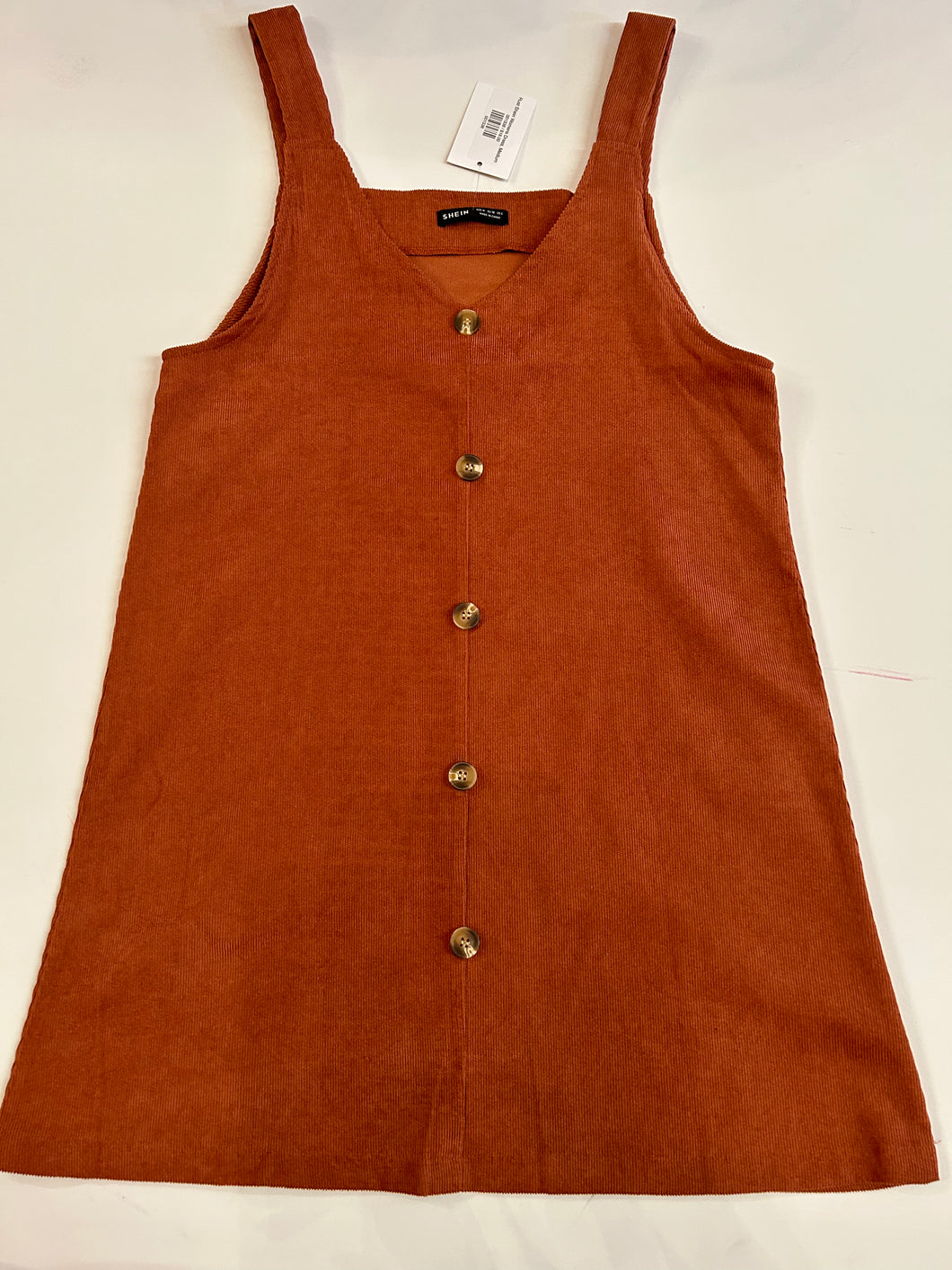 Rust Shein Womens Dress, Medium