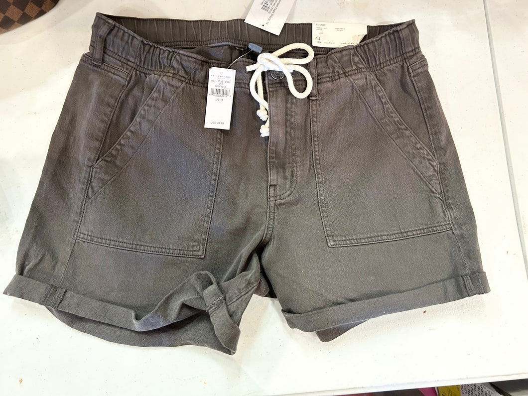 Gray American Eagle Shorts, 14