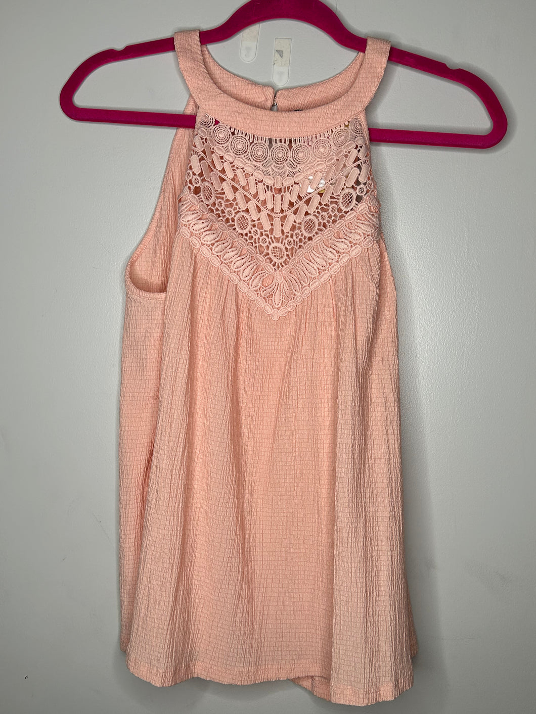 peach Cable and Gauge Womens Top, Large